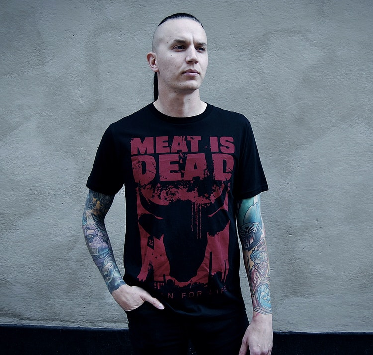 Meat is dead t-shirt (S)