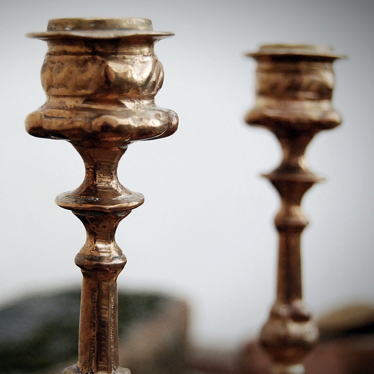 Candle holders with details