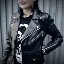 Commando vegan leather jacket
