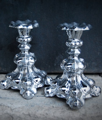 Candlesticks plastered