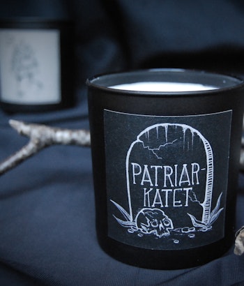 Scented candle Death to the patriarchy
