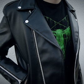 Commando II vegan leather jacket