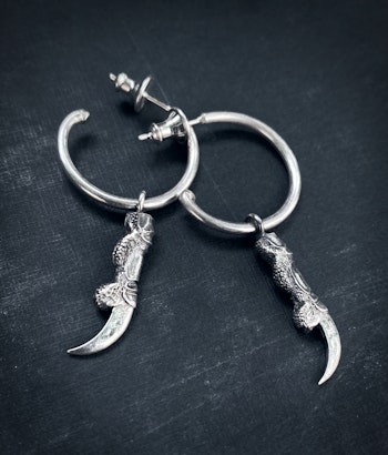 Crow claw earrings