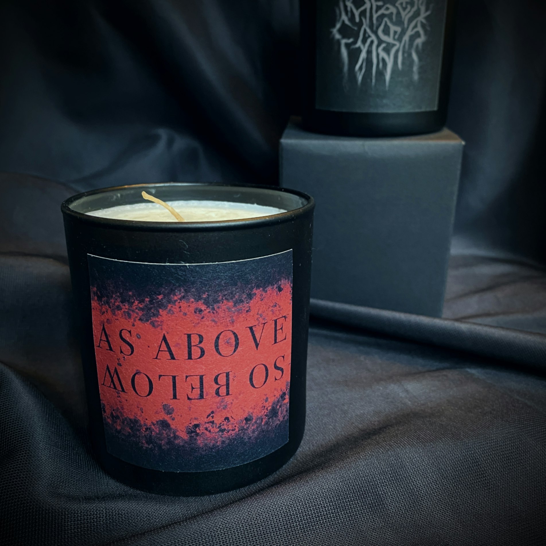 Scented candle As above so below