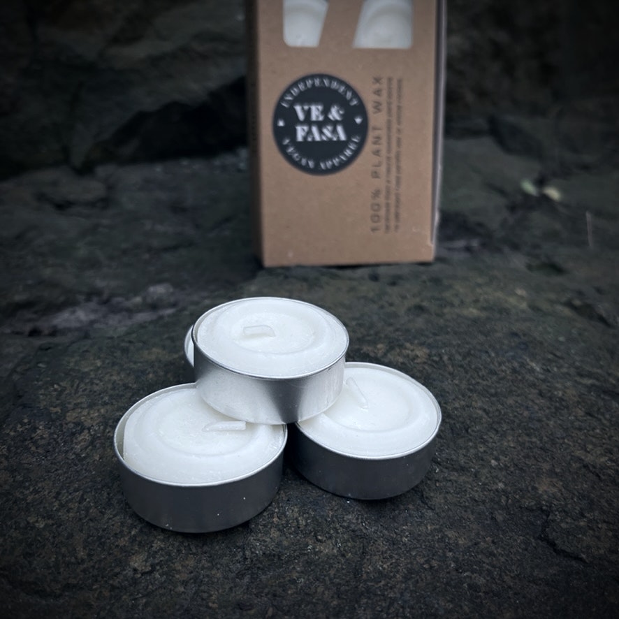 Vegan tealights 24-pac