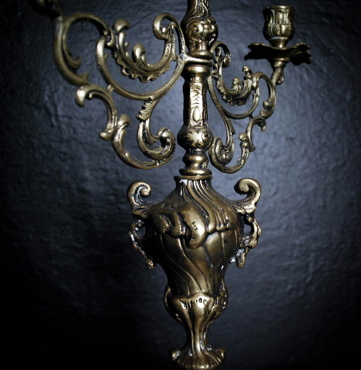 3-arm tall candelabra