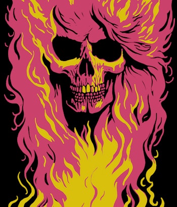 NYHET! Neon Skull #1 poster