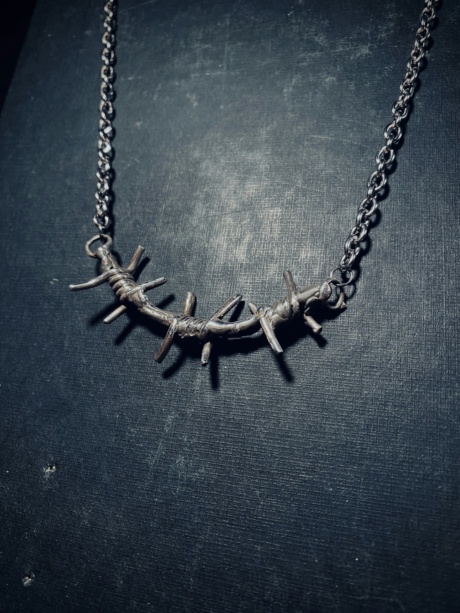 Barbed Wire Necklace