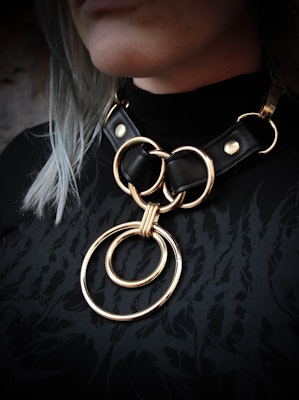Infinity halsband guld