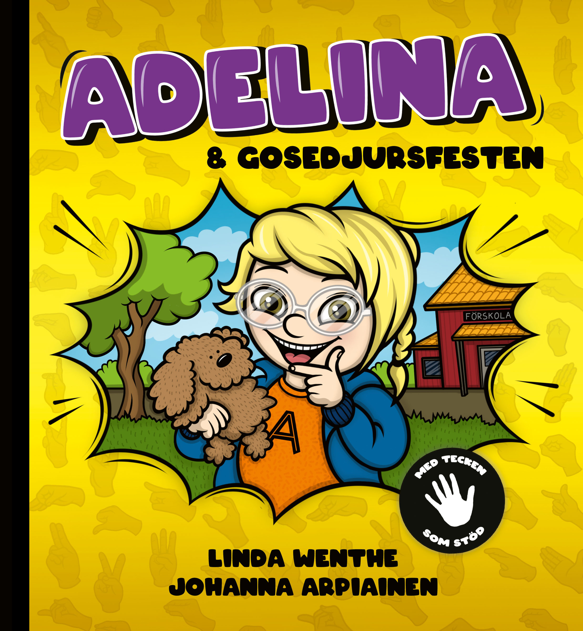Adelina och gosedjursfesten Adelina är pirrig i magen för idag är det gosedjursfest på förskolan. Vilken nalle ska få följa med? På förskolan är alla glada men mitt i samlingen går brandlarmet och all