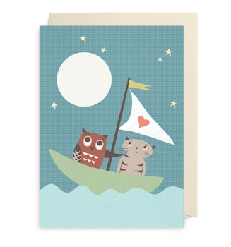 Kort - Owl and Cat