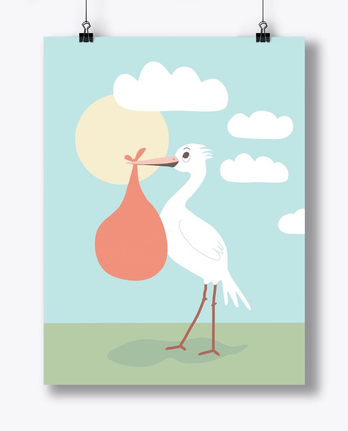 Poster - Stork