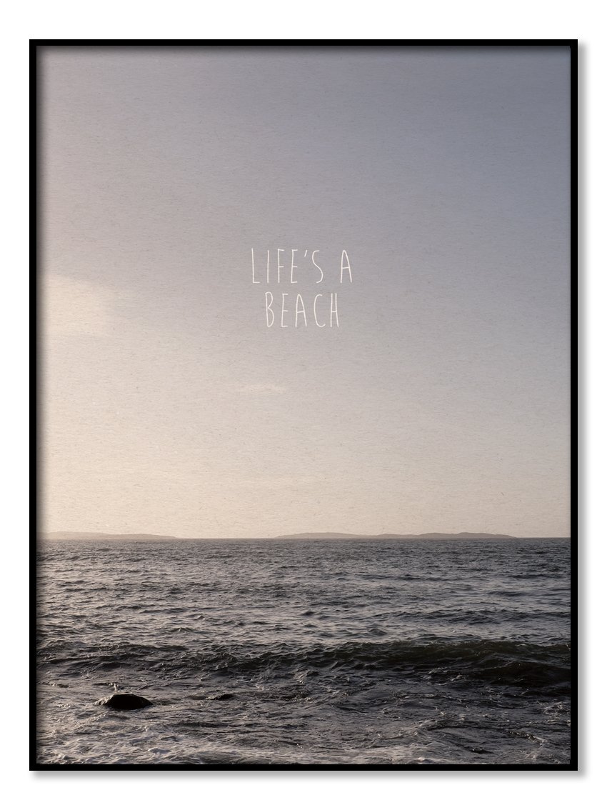 Poster - Life's a Beach