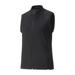 W CLOUDSPUN HEATHER FULL ZIP VEST