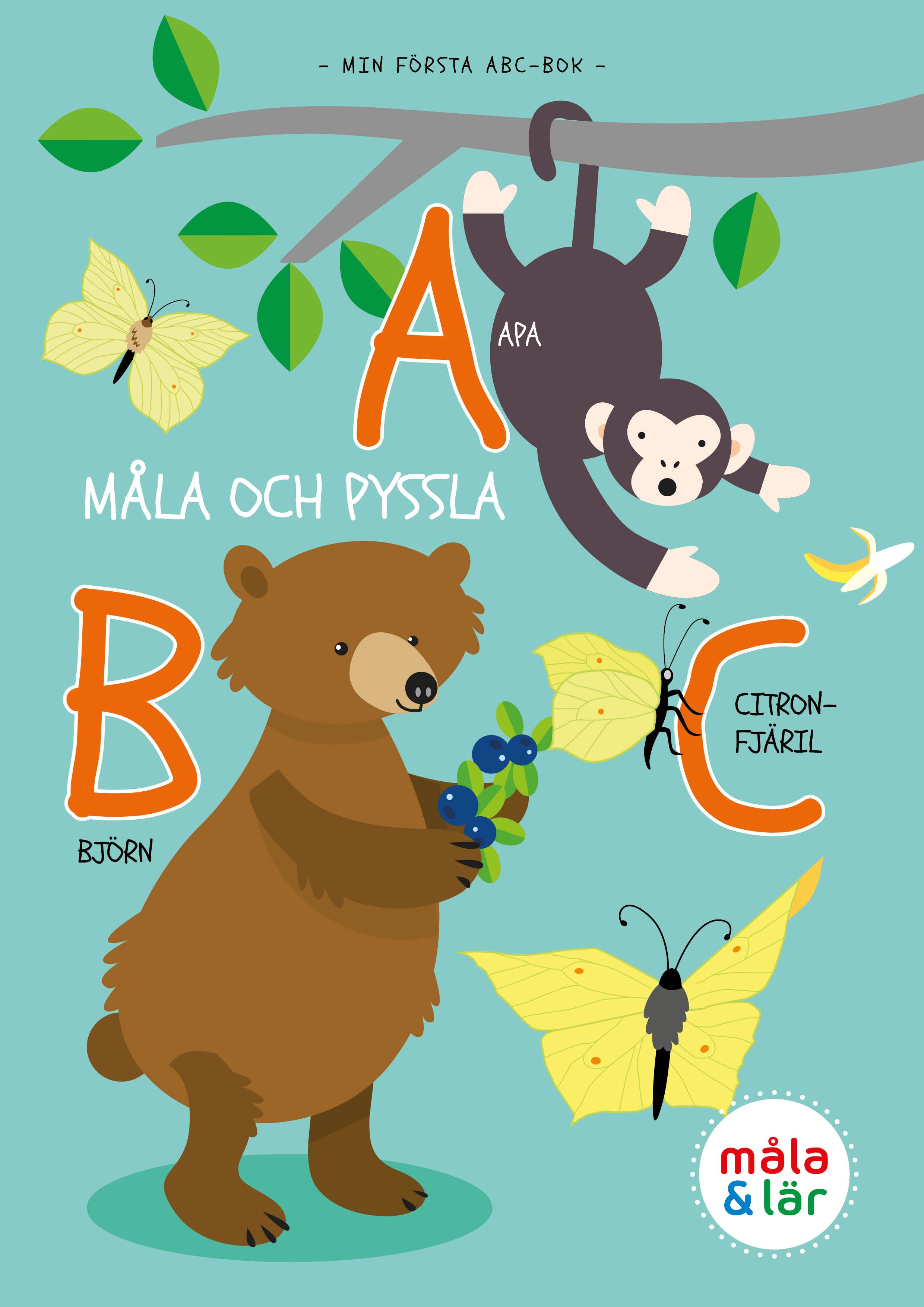 Måla & Pyssla djurens ABC av Tinna Ahlander