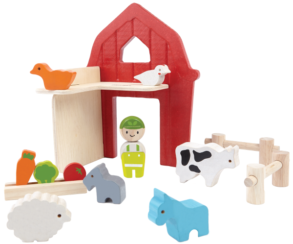 Farm, Bondgård, Plan Toys