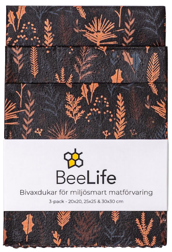 Bivaxdukar, Rusakulan brun, 3 pack BeeLife