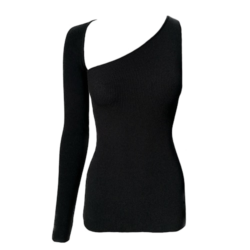 one sleeve black
