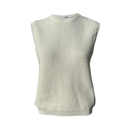 vest crème white