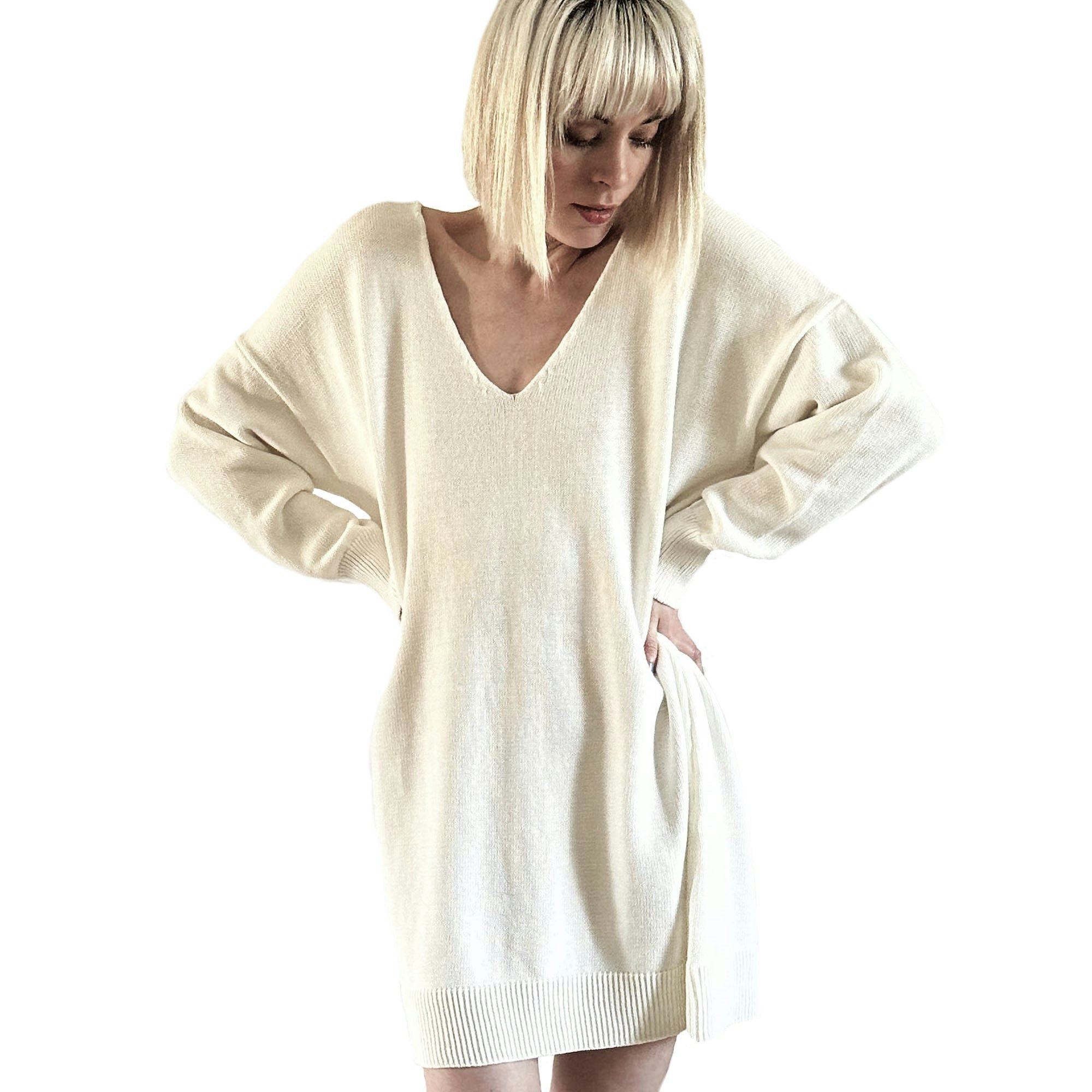 dress crème white