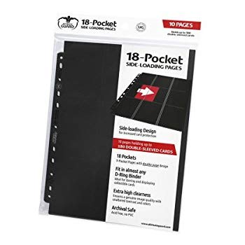 U.G. 18-Pocket Pages Standard Side-Loading (10 pages)