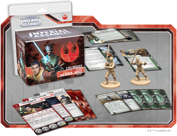 Imperial Assault: Ezra Bridger and Kanan Jarrus Ally Pack
