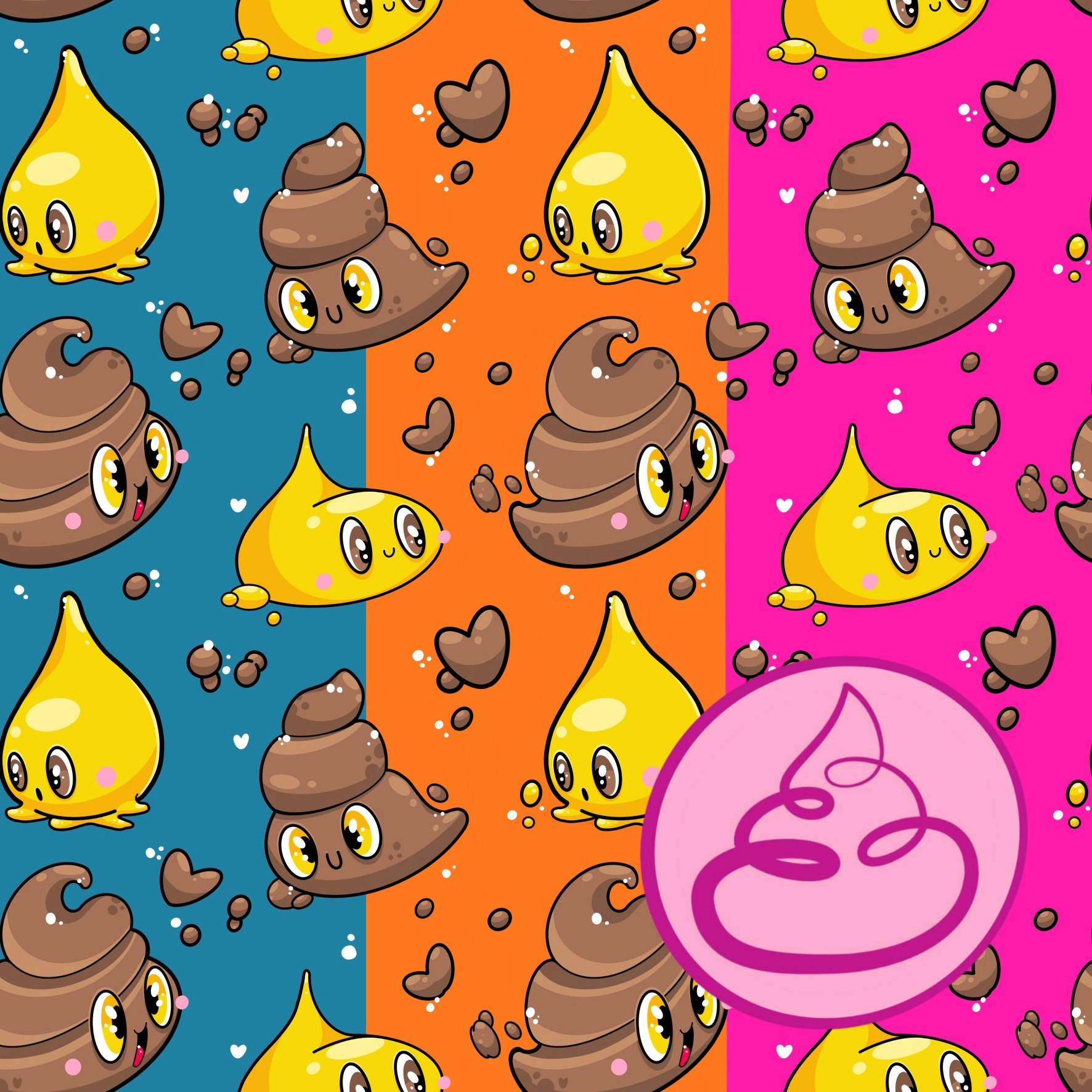 Pee&Poo - Pink -