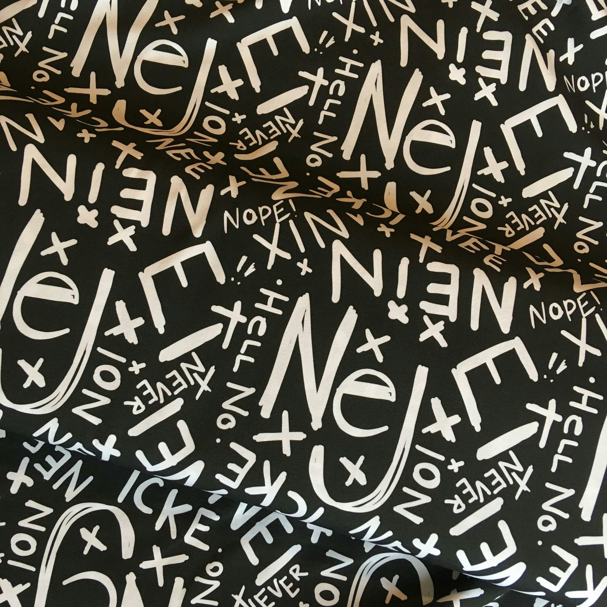 NEJ -Pigementtryck-