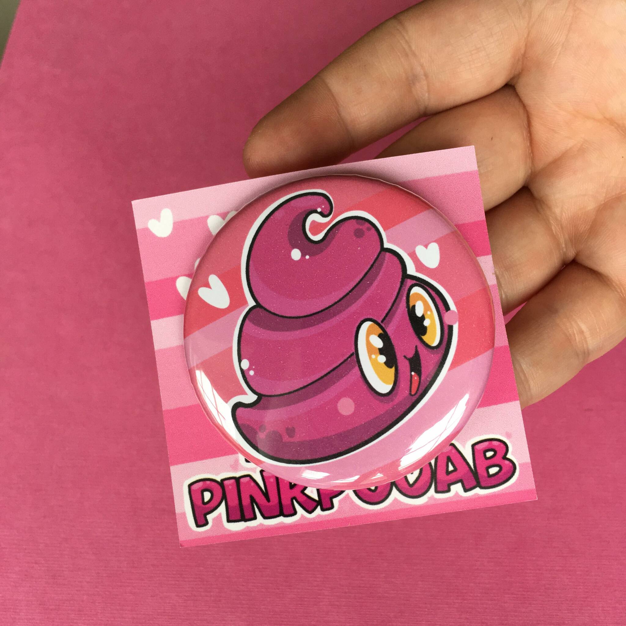 Magnet - Pink Poo