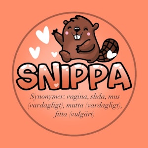 SNIPPA Bäver - button -