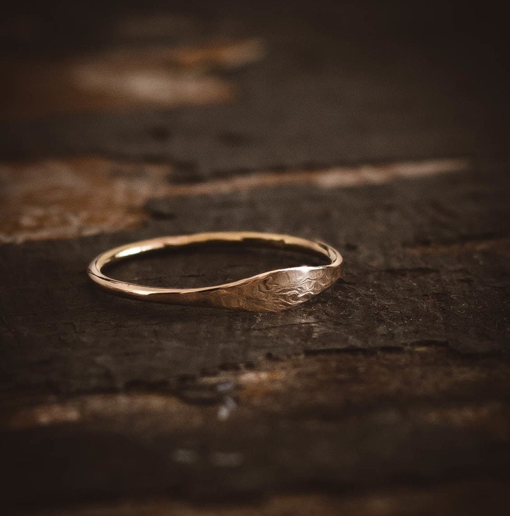 ''Idun'' 18k Red Gold Ring