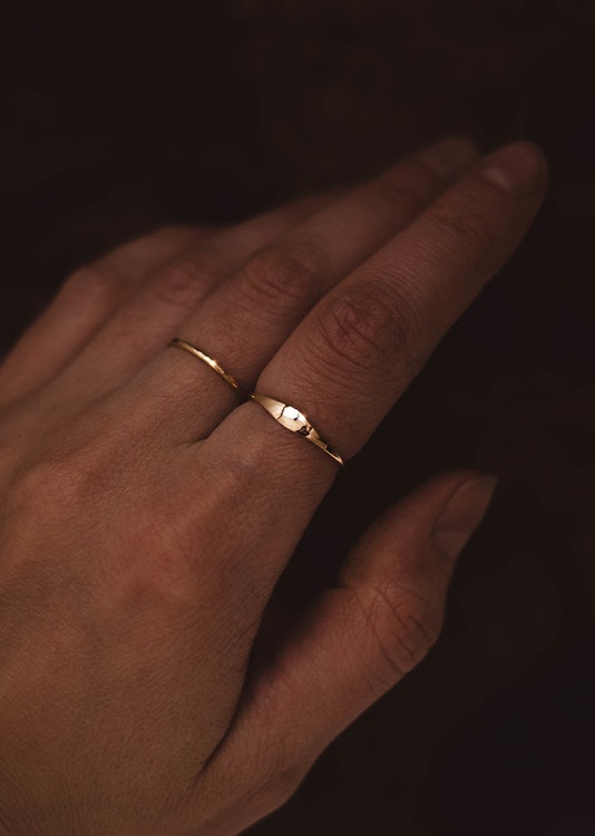 ''Idun'' 18k Red Gold Ring