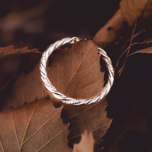 ''Fjäll'' Silver Ring