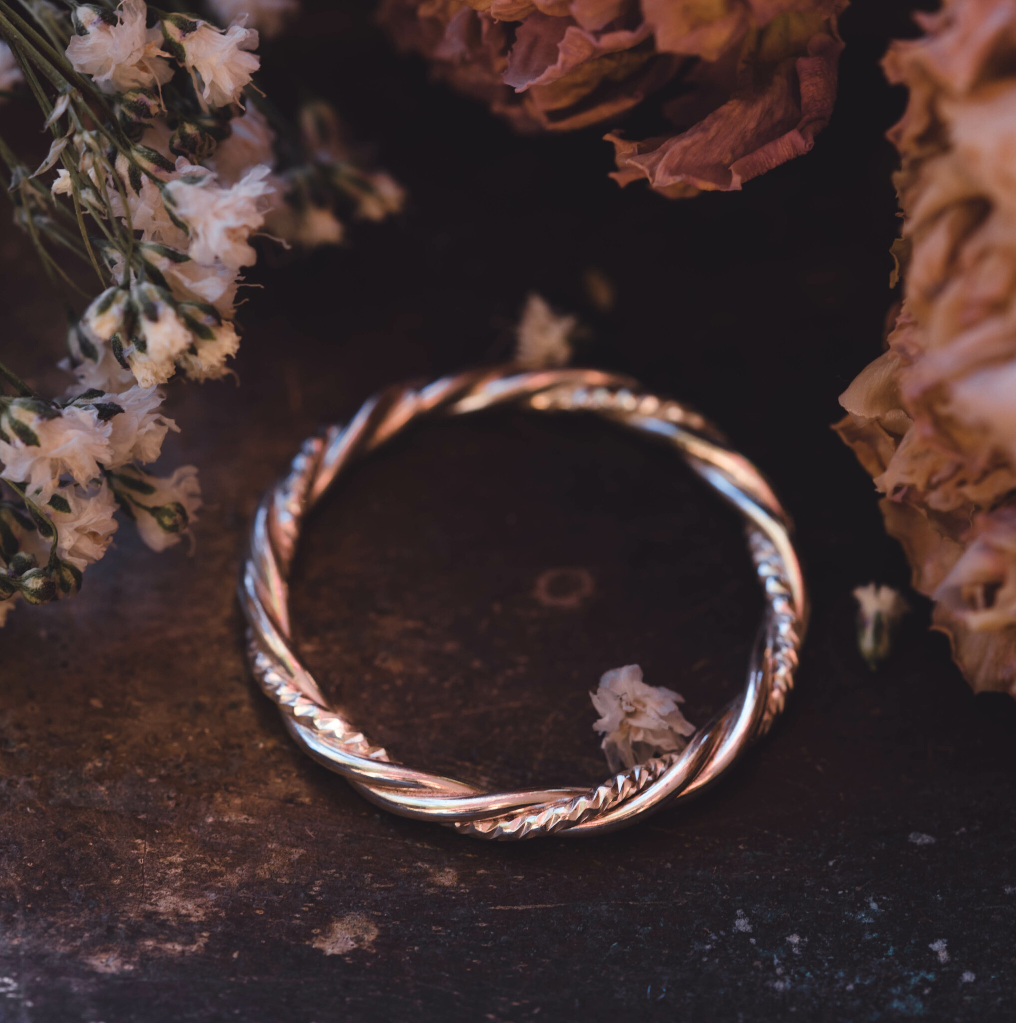 ''Fjäll'' Twisted Ring in Silver