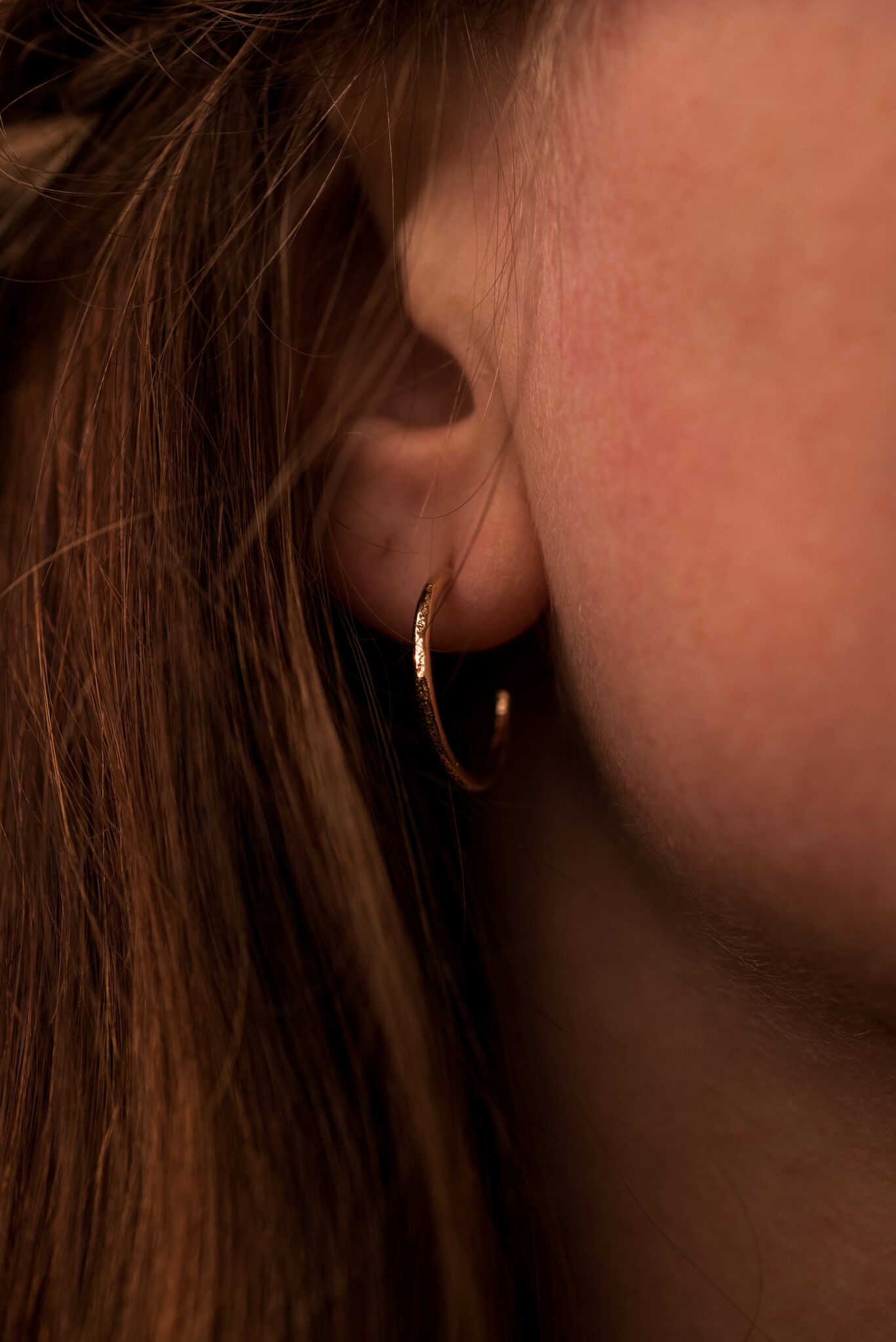 ''Guldfrost'' Earrings 18k Red Gold