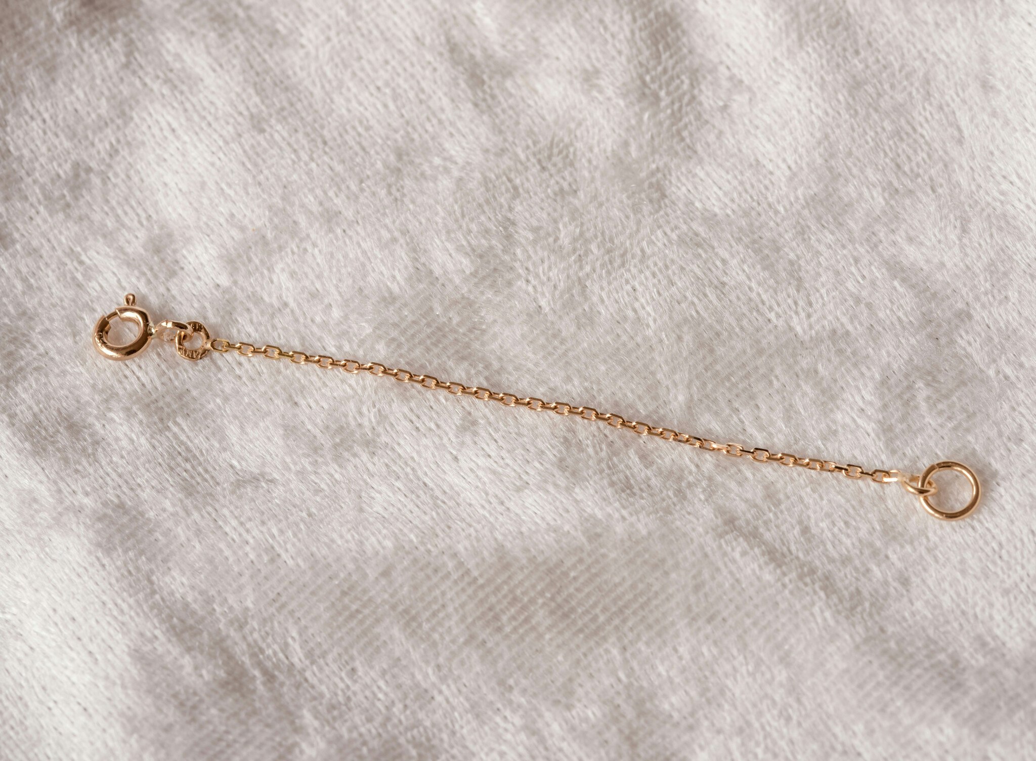 Safety Chain 18k Red Gold