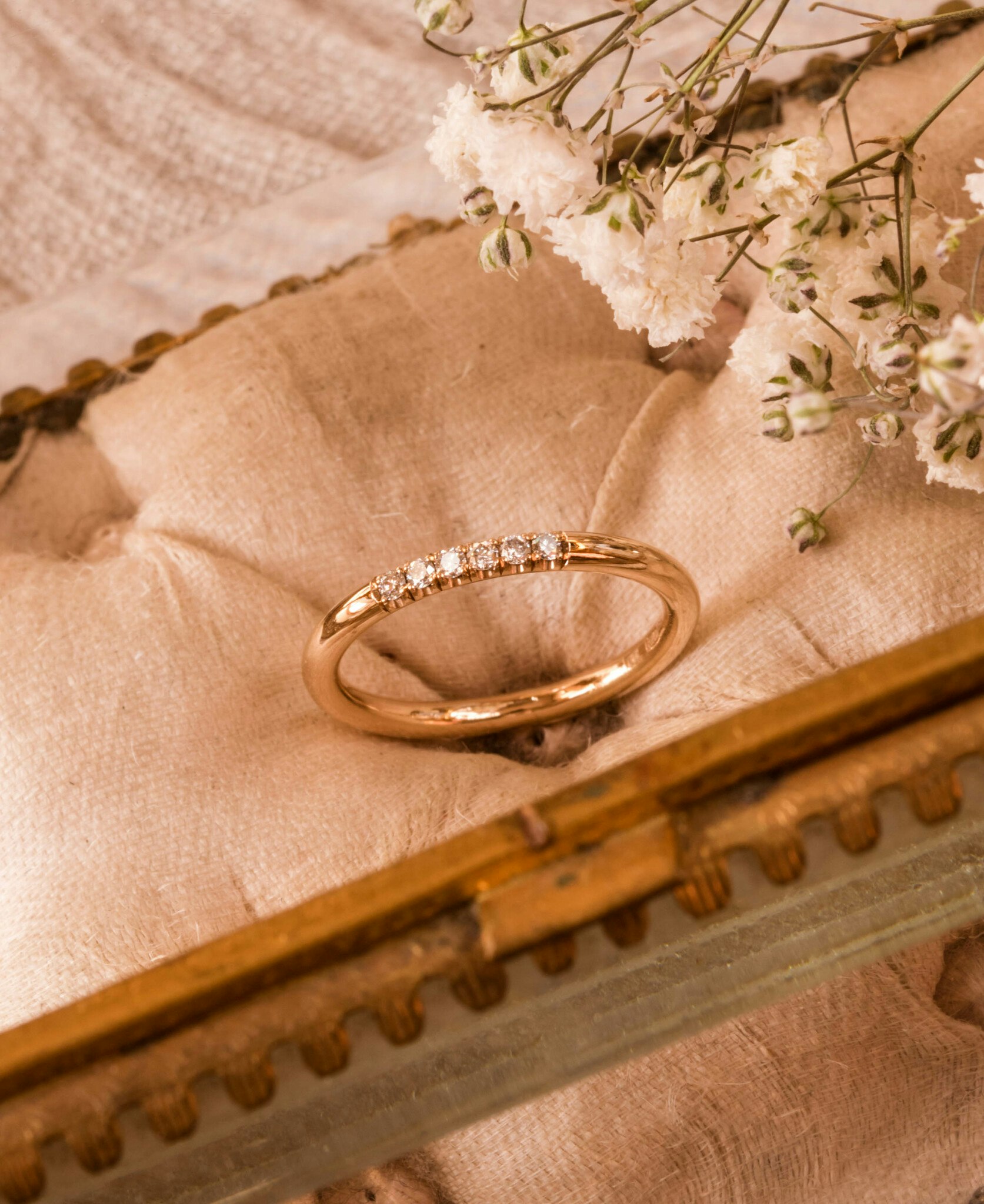 ''Vittra'' Diamantring 18k Rödguld