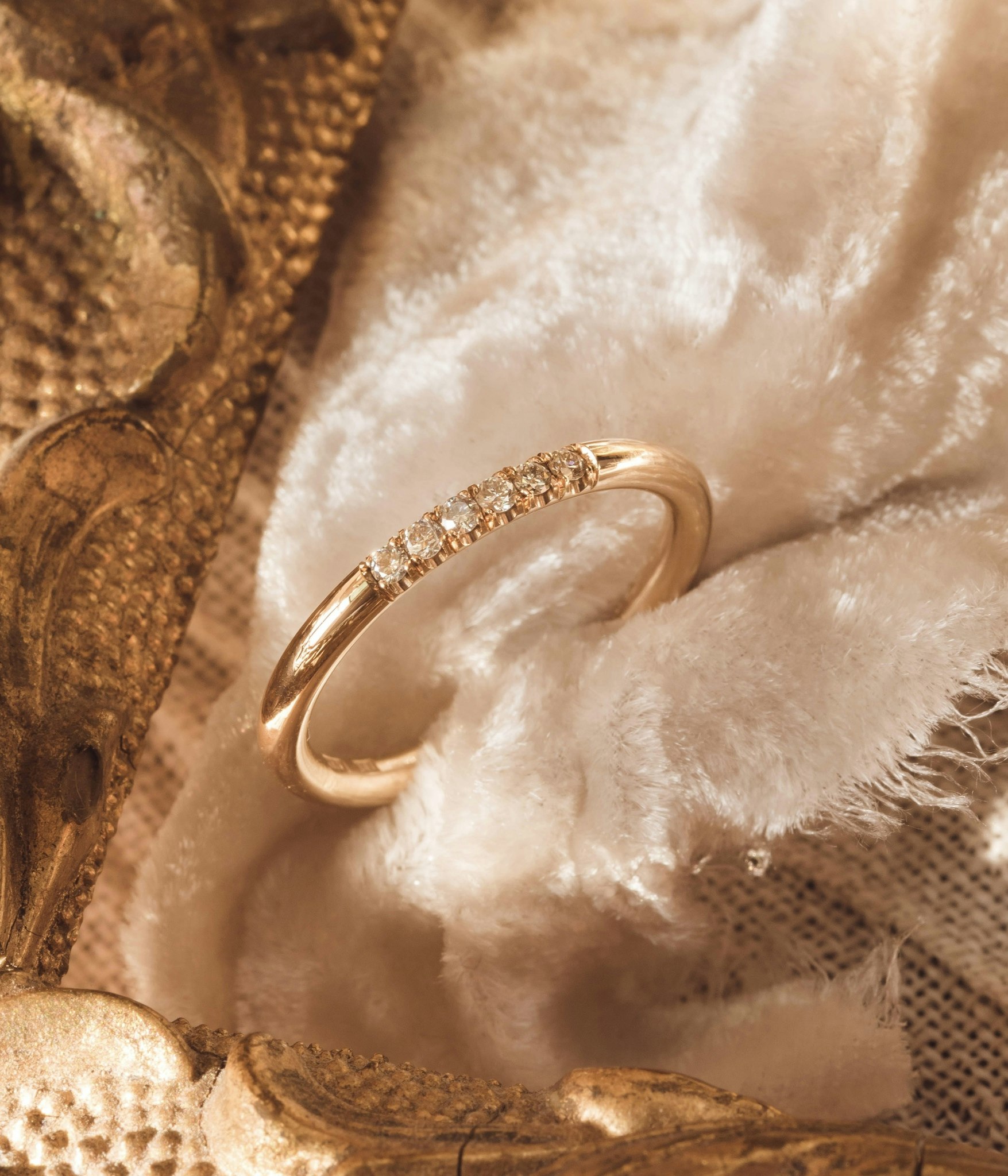 ''Vittra'' Diamantring 18k Rödguld