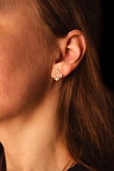 ”Fri” Earrings 18k Red Gold