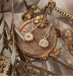 ”Lyckostjärna” Silver & Diamond Necklace