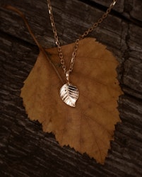''Guldlöv'' Pendant 18k Red Gold