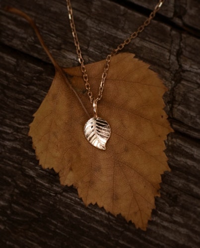 ''Golden Leaf'' Hänge 18k Rödguld