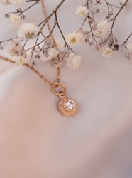 ”Månskir” Diamond Pendant 18k Gold