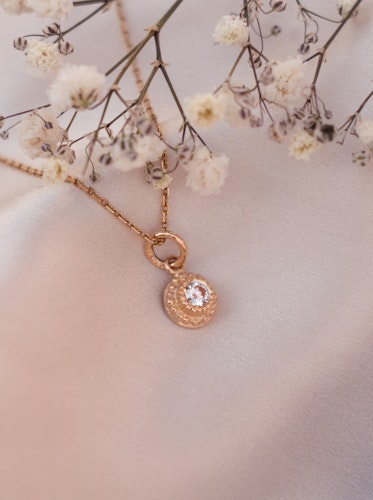 ”Månskir” Diamond Pendant 18k Gold