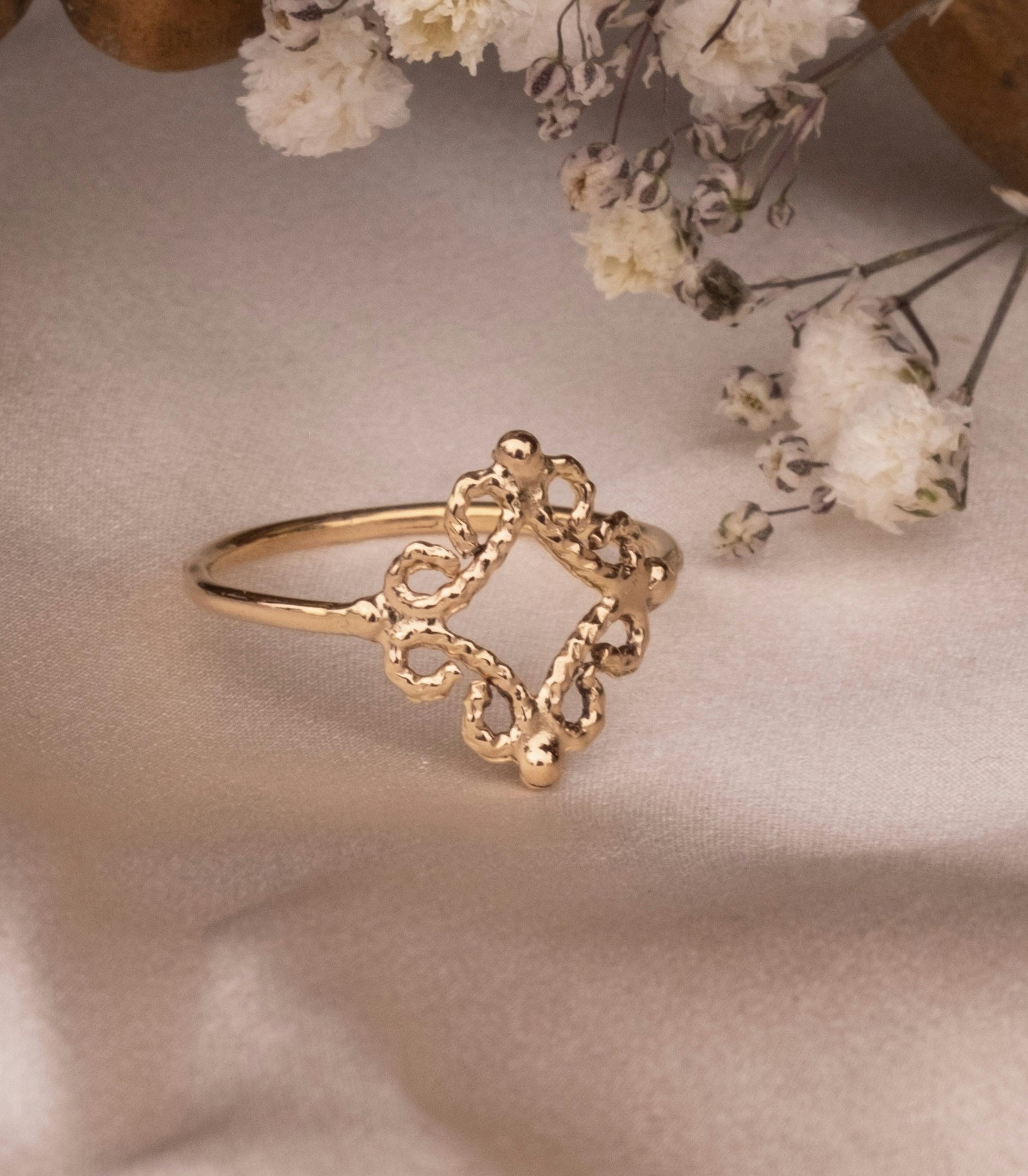 ”Fri” 18k Red Gold Ring