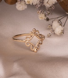 ”Fri” 18k Red Gold Ring