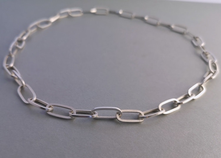 handmade chain silver handgjorda kedja