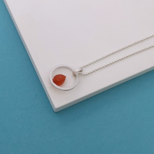Luminare Necklace with Carnelian