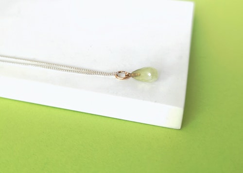 Minima Pendant with Prehnite