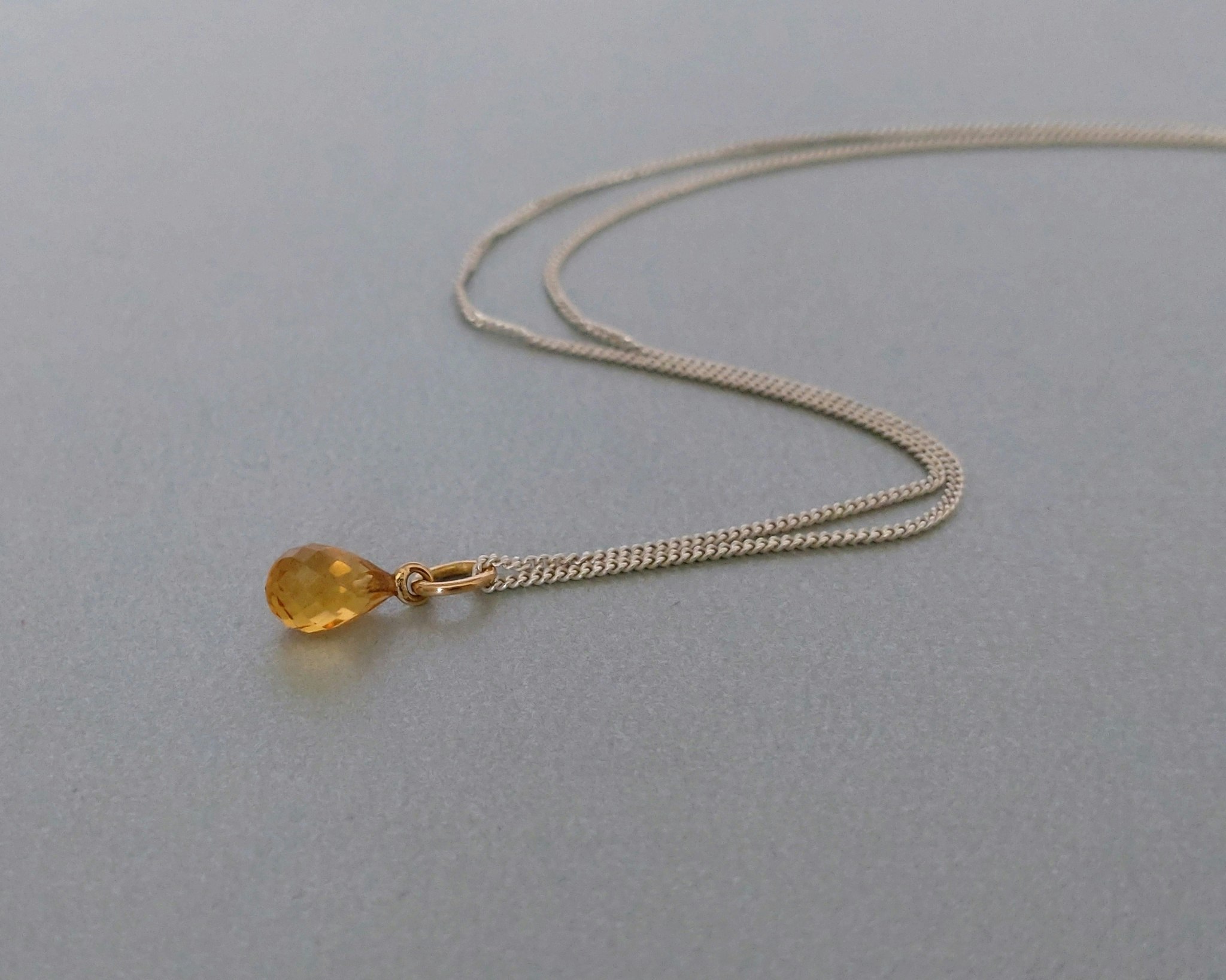 Minima Pendant with Citrine